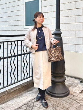 すずき ちかさん（レディース・161cm）の冬コーディネート