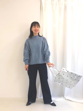 すずき ちかさん（レディース・161cm）の冬コーディネート