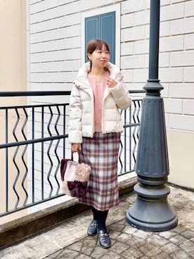 すずき ちかさん(レディース・161cm)の冬コーディネート