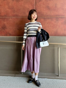 すずき ちかさん（レディース・161cm）の冬コーディネート