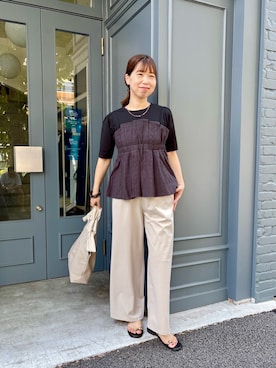 すずき ちかさん（レディース・161cm）の夏コーディネート