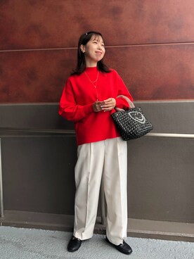 すずき ちかさん（レディース・161cm）の冬コーディネート