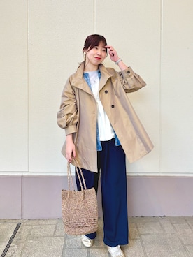 「NOLLEY’S（ノーリーズ）のアイテム」を使った、すずき ちかさん（レディース・161cm）の冬コーディネート