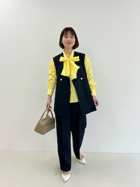 「甘辛mix」｜「アイテム（ジャケット/アウター）」を使った、すずき ちかさん（レディース・161cm）の冬コーディネート