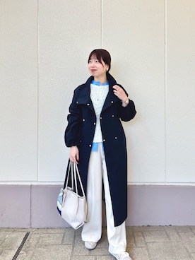 「NOLLEY’S（ノーリーズ）のアイテム」を使った、すずき ちかさん（レディース・161cm）の冬コーディネート