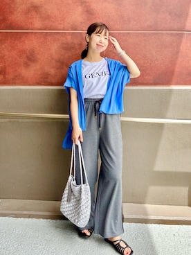 すずき ちかさん（レディース・161cm）の夏コーディネート