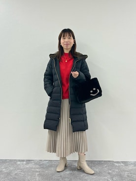 すずき ちかさん（レディース・161cm）の冬コーディネート