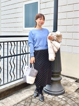 すずき ちかさん（レディース・161cm）の冬コーディネート