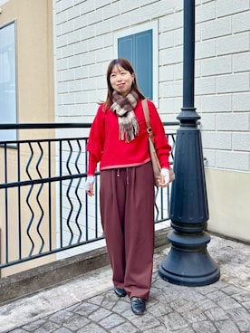 すずき ちかさん（レディース・161cm）の冬コーディネート