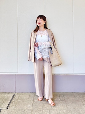 すずき ちかさん(レディース・161cm)の春コーディネート