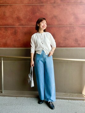 「fredy emue（フレディエミュ）のアイテム（ハンドバッグ）」を使った、すずき ちかさん（レディース・161cm）の春コーディネート