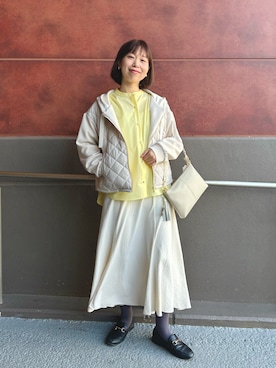 「春ディズニー」｜すずき ちかさん（レディース・161cm）の冬コーディネート