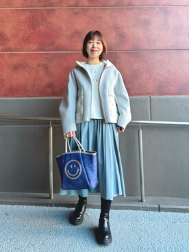 すずき ちかさん(レディース・161cm)の冬コーディネート