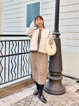 すずき ちかさん(レディース・161cm)の冬コーディネート