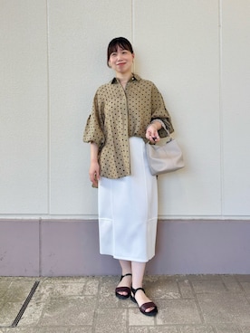 すずき ちかさん（レディース・161cm）の夏コーディネート