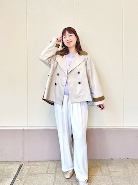 すずき ちかさん（レディース・161cm）の春コーディネート