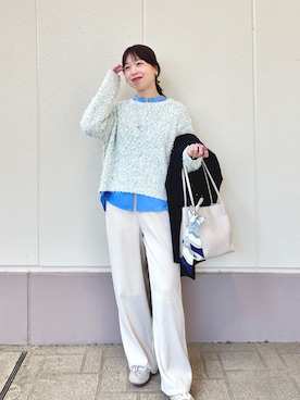 「NOLLEY’S（ノーリーズ）のアイテム」を使った、すずき ちかさん（レディース・161cm）の冬コーディネート