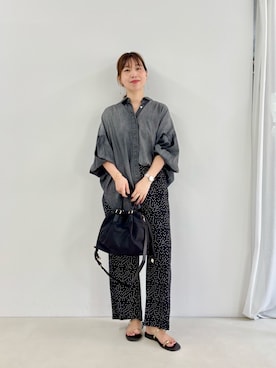 「アイテム（ブレスレット）」を使った、すずき ちかさん（レディース・161cm）の夏コーディネート