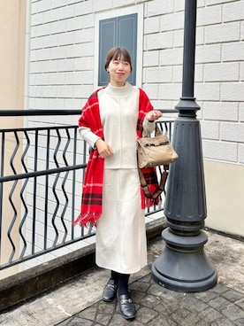 すずき ちかさん（レディース・161cm）の冬コーディネート