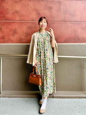 「アイテム（テーラードジャケット）」を使った、すずき ちかさん（レディース・161cm）の夏コーディネート