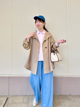 「NOLLEY’S（ノーリーズ）のアイテム」を使った、すずき ちかさん（レディース・161cm）の冬コーディネート