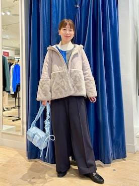 すずき ちかさん（レディース・161cm）の冬コーディネート