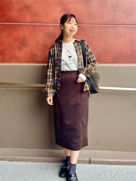 すずき ちかさん(レディース・161cm)の秋コーディネート