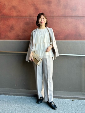 すずき ちかさん（レディース・161cm）の春コーディネート