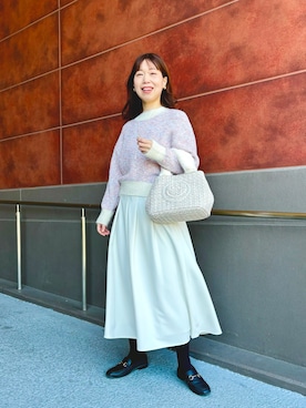 すずき ちかさん（レディース・161cm）の冬コーディネート