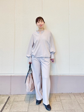 「アイテム（イヤリング）」を使った、すずき ちかさん（レディース・161cm）の冬コーディネート