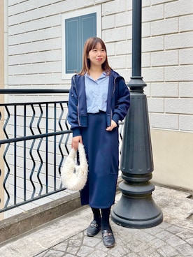 すずき ちかさん(レディース・161cm)の冬コーディネート