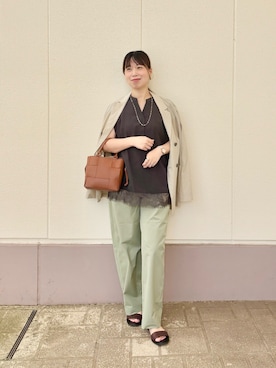 すずき ちかさん（レディース・161cm）の夏コーディネート