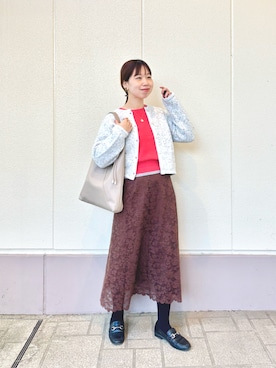 すずき ちかさん（レディース・161cm）の冬コーディネート