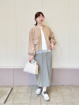 すずき ちかさん（レディース・161cm）の春コーディネート