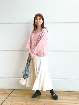 すずき ちかさん（レディース・161cm）の冬コーディネート