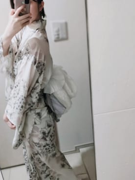 「アイテム（浴衣）」を使った、tsuyu060626さん（レディース・156cm）の夏コーディネート