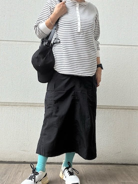 「SMELLY（スメリー）のアイテム（キャップ）」を使った、ysys10さん（レディース・166cm）の春コーディネート