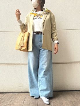 「URBAN RESEARCH Sonny Label（アーバンリサーチサニーレーベル）のアイテム（トップス）」を使った、ysys10さん（レディース・166cm）の春コーディネート