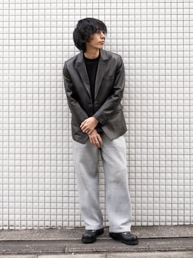 munenoreachさん（メンズ・174cm）の冬コーディネート