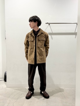「アイテム（その他アウター）」を使った、ぐっぴーさん（メンズ・168cm）の秋コーディネート