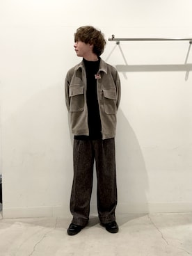 「アイテム（ブルゾン）」を使った、ぐっぴーさん（メンズ・168cm）の秋コーディネート