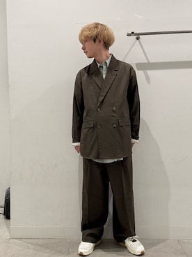 「アイテム（テーラードジャケット）」を使った、ぐっぴーさん（メンズ・168cm）の夏コーディネート