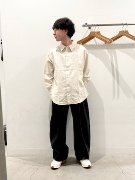 「秋のシャツ着こなし術」｜ぐっぴーさん（メンズ・168cm）の秋コーディネート