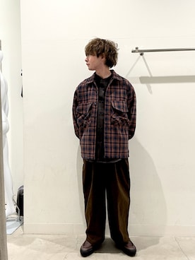 「アイテム（その他シューズ）」を使った、ぐっぴーさん（メンズ・168cm）の秋コーディネート