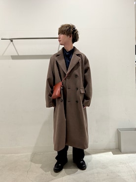 「冬アウター」｜「アイテム（その他アウター）」を使った、ぐっぴーさん（メンズ・168cm）の冬コーディネート