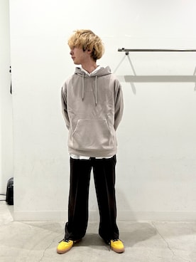 「SENSE OF PLACE by URBAN RESEARCH（センスオブプレイスバイアーバンリサーチ）のアイテム（パーカー）」を使った、ぐっぴーさん（メンズ・168cm）の秋コーディネート