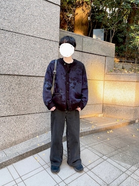 「CALLNE（カルネ）のアイテム」を使った、beta@相互さん（メンズ・168cm）の冬コーディネート