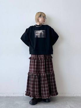 「アイテム（ローファー）」を使った、たけおさん（レディース・157cm・30代）の秋コーディネート