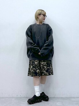 「アイテム（スウェット）」を使った、たけおさん（レディース・157cm・30代）の冬コーディネート