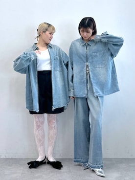 「RAGEBLUE（レイジブルー）のアイテム（チノパンツ）」を使った、たけおさん（レディース・157cm）の秋コーディネート